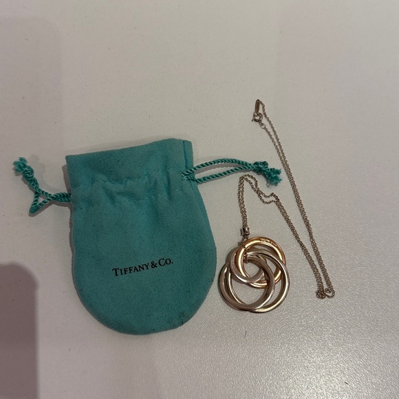 Tiffany & Co. Gold and Silver Necklace - Picture 1 of 7